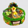 Торт на День Рождения бабушке огород №107568