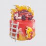 Детский торт с пожарной машиной на 2 года №107590