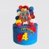 Торт на День Рождения мальчика 4 года с Суперменом №107614