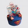 Торт в виде плаща Супермена из мастики №107616