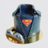 Прикольный торт на ДР мужчине с Супергероем №107615