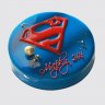 Детский торт на 6 лет с Суперменом №107621