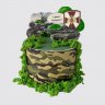 Торт на военную тематику с погонами №107643