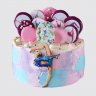 Двухъярусный торт на День Рождения 5 лет гимнастке №107655