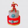 Торт с супергероем Железным человеком №107680