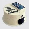 Классический торт Iphone с наушниками из мастики №107773