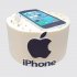 Классический торт Iphone с наушниками из мастики №107773