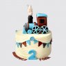 Торт для мальчика с поездом на День Рождения 4 года №107792