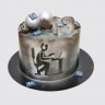 Торт на День Рождения программисту с ноутбуком №107833