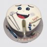 Торт стоматологу на День Рождения 33 года №107988