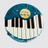 Торт на День Рождения музыканту в форме пианино №108013