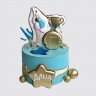 Торт на День Рождения девочке 8 лет фигурное катание №108033