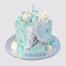 Торт на День Рождения девочке 8 лет фигурное катание №108033