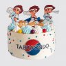 Торт мальчику на День Рождения 11 лет тхэквондо №108068