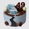 Торт на День Рождения 43 года лучшему мужчине водителю №108117