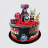 Торт на День Рождения фанату рок-группы AC/DC №110051