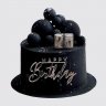 Черный торт для мужчины в День Рождения №108164