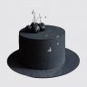 Черный торт для мужчины в День Рождения №108164
