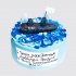 Торт дедушке-моряку на День Рождения с подводной лодкой №108206