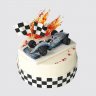 Детский торт с машинкой Формула 1 №108222