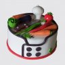 Торт для мужчины повара на День Рождения 50 лет №108243