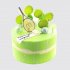Торт на День Рождения мальчику с теннисной ракеткой и мячами №108270