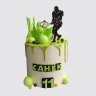 Торт на День Рождения мальчику в стиле теннис №108280