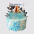 Торт для мальчика пловца на День Рождения 9 лет №108294