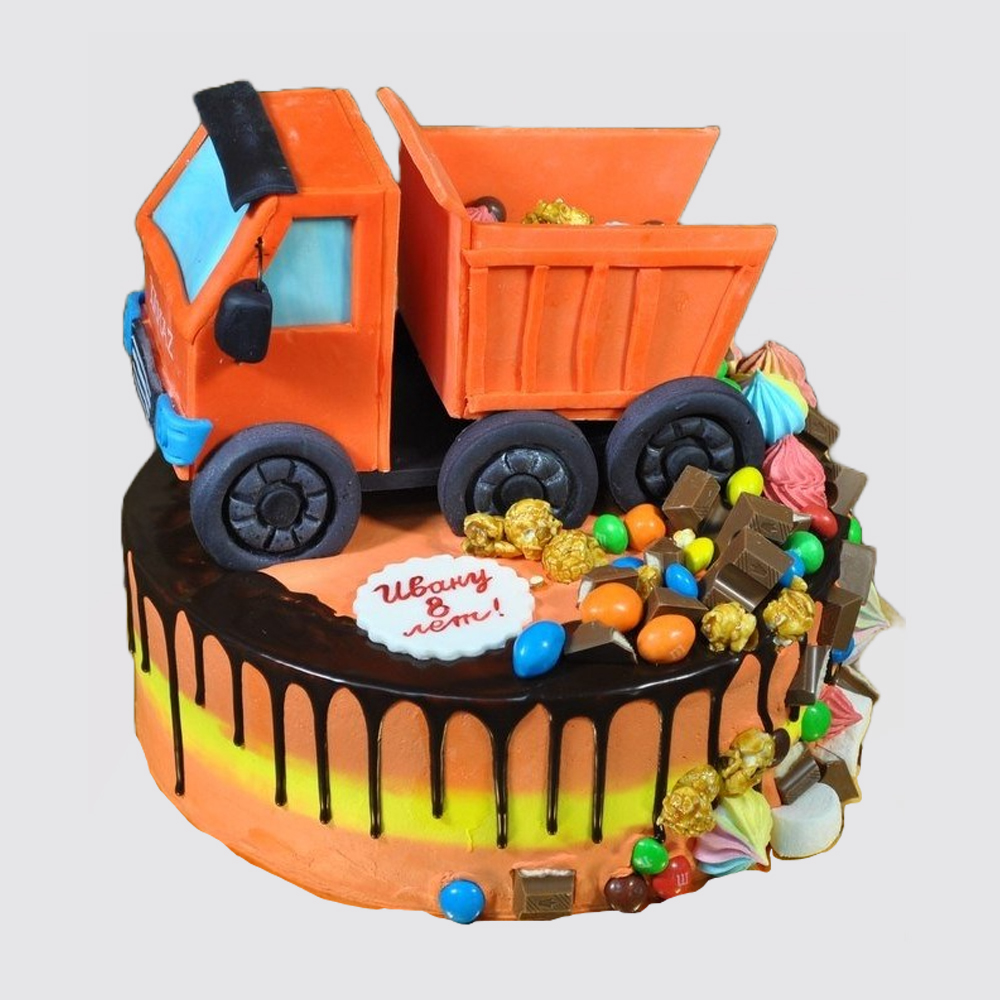 Торт грузовик для мальчика