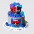 Торт для двоих именинников на День Рождения 6 и 8 лет №108389
