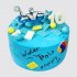 Торт в стиле водное поло на юбилей мальчику 10 лет №108433