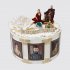 Торт Великолепный век для девочки с цветком №108457