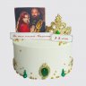 Оригинальный торт Великолепный век с золотой короной №108462