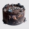 Черный торт на юбилей 60 лет шахтеру №108471