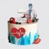 Торт на День Рождения хирургу с сердцем №108633