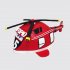Торт красный вертолет для ребенка 5 лет №108687