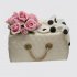 Праздничный торт в виде сумочки с цветами №108741