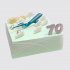 Квадратный торт на День Рождения 70 лет летчику №108764