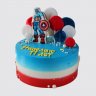 Торт Капитан Америка на День Рождения 5 лет №108773