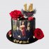 Торт на День Рождения девочки 14 лет Дневники вампира с розами №108854