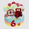 Детский торт на День Рождения 4 года Медведь Валера №108910