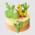 Детский торт с ламой в кактусах №108934