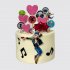 Торт на День Рождения доченьке в стиле Хип Хоп №108993