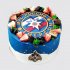 Праздничный торт МЧС России с ягодами №109044