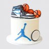 Двухъярусный торт Джордан с кроссовком №109078