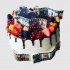 Торт с шоколадной глазурью и ягодами фотографу №109104