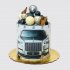 Торт с шариками из мастики Роллс Ройс №109219