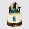 Торт на День Рождения девушки в стиле Роллс Ройс №109225