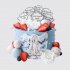 Торт йога на День Рождения девочке с ягодами №109229
