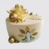 Торт йога с надписью и шарами из мастики №109236